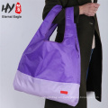 Maneje el bolso de compras impermeable de la tienda de comestibles plegable de nylon del tamaño 15 * 10 cm